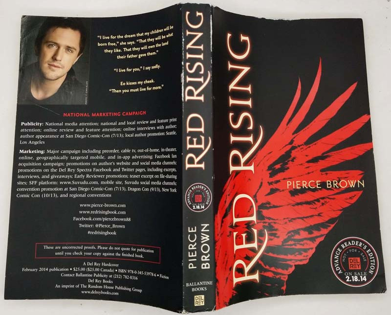 Red Rising book cover 2013